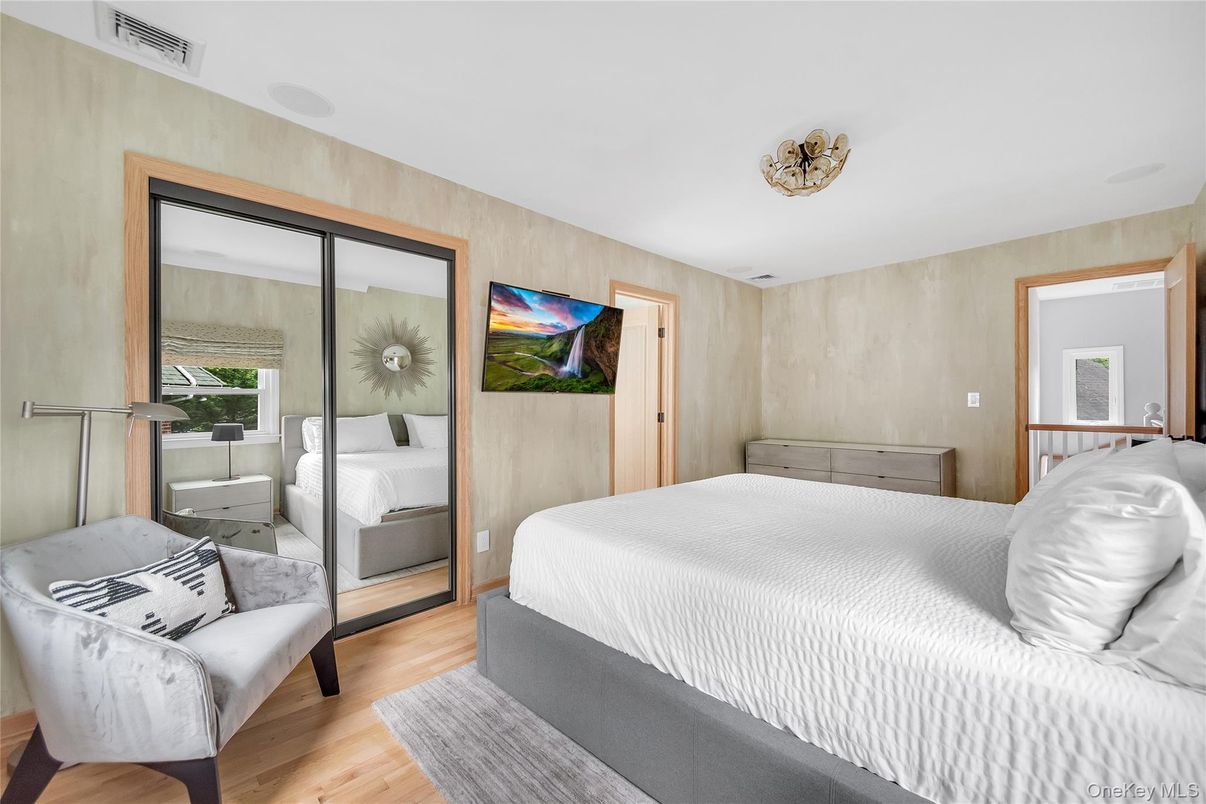 Bedroom, Interior, Wood Texture Flooring