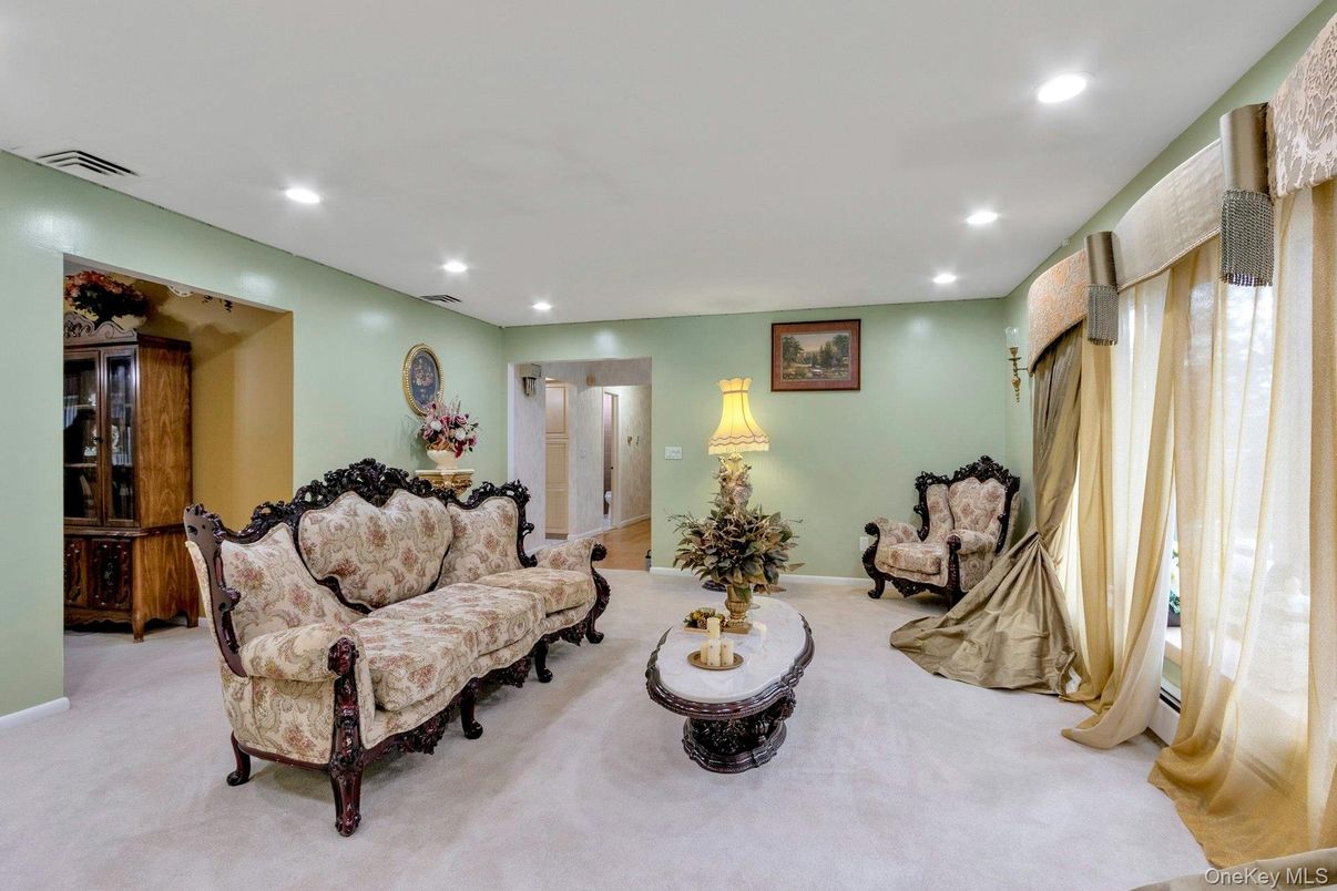 Interior, Living room, Recessed Lighting