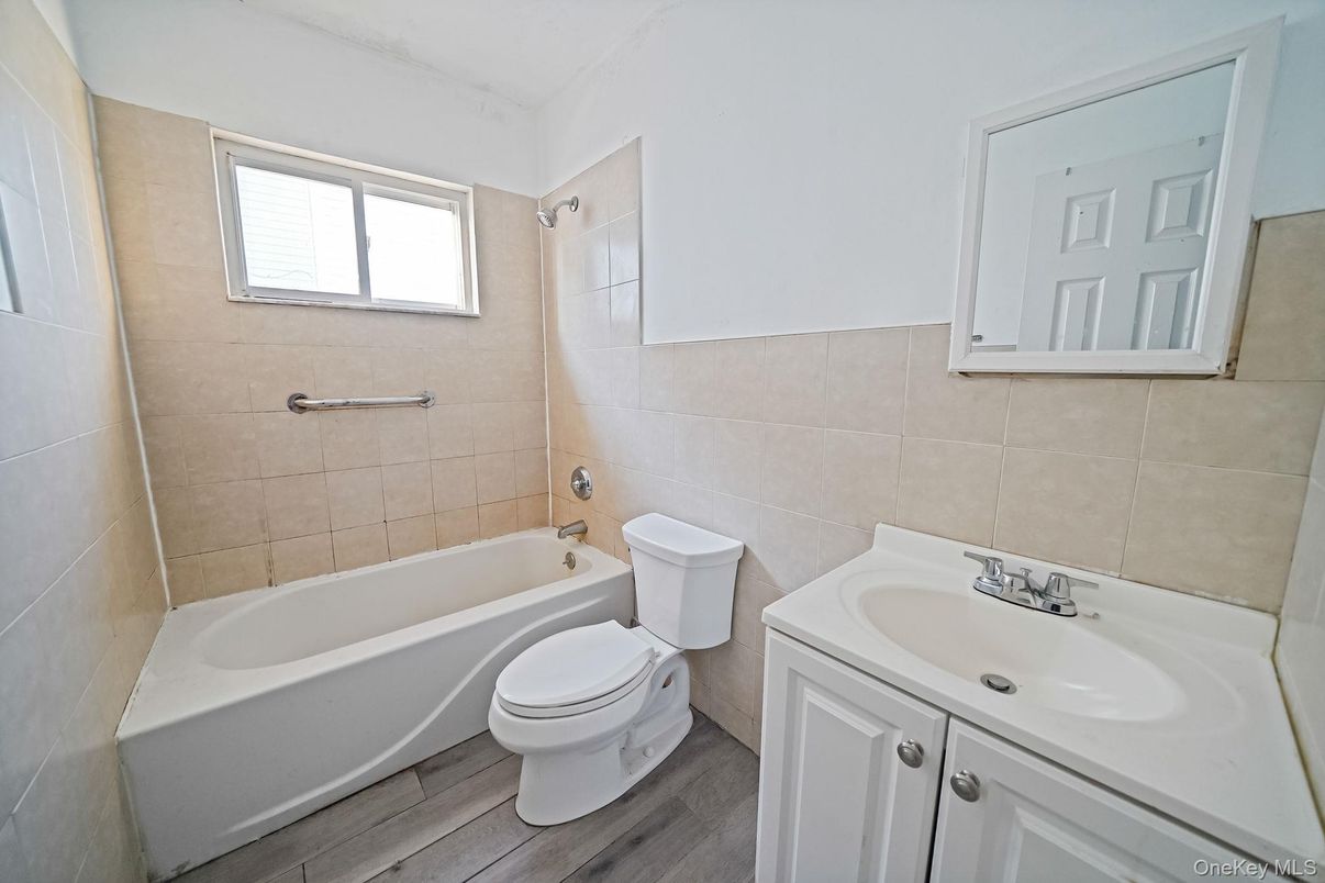 Bathroom, Interior, Wood Texture Flooring