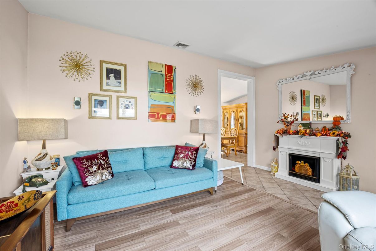 Fireplace, Interior, Wood Texture Flooring