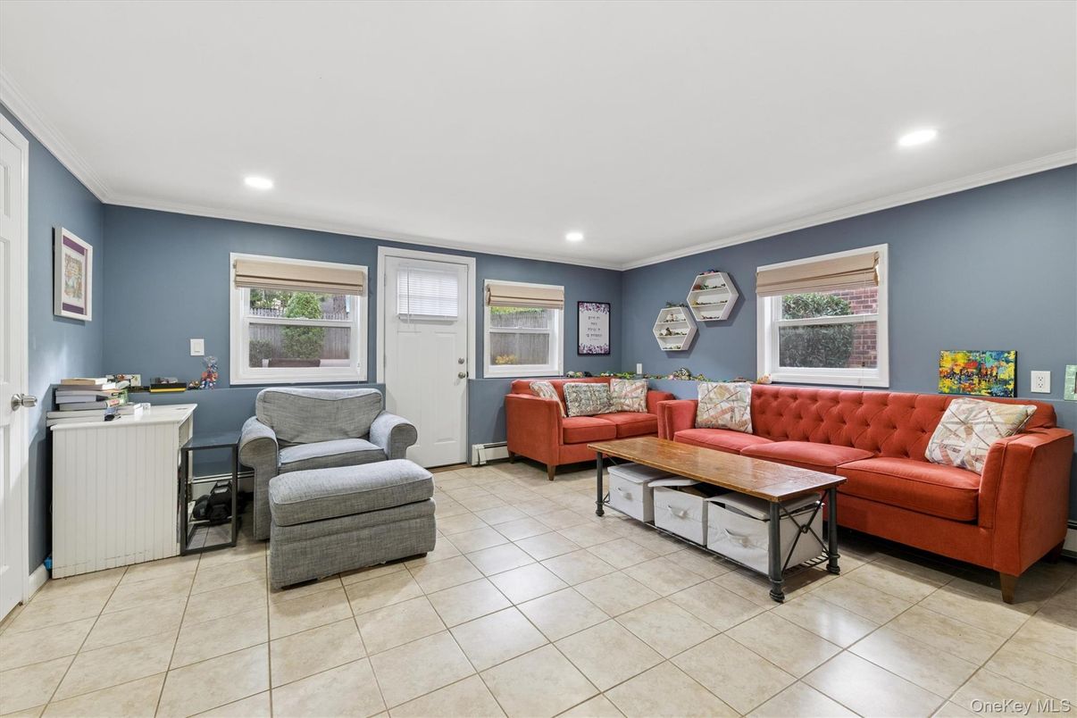 Interior, Living room, Recessed Lighting