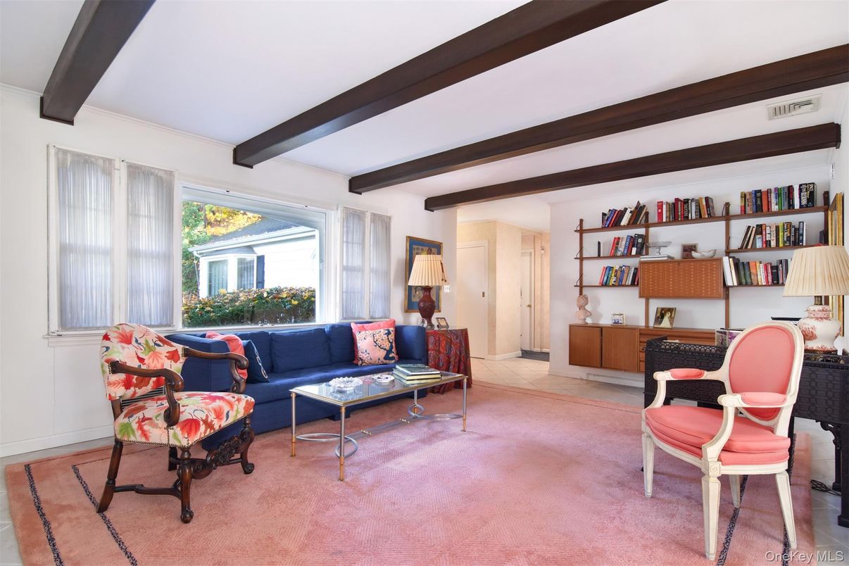 Interior, Living room, Wooden Beams