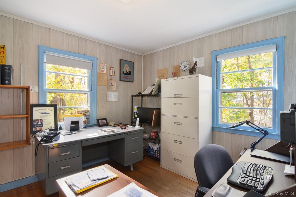 Home Office, Interior, Wood Texture Flooring