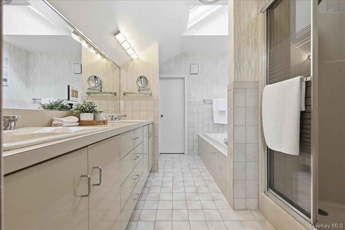 Bathroom, Dual Sink Vanities, Glass Shower, Interior