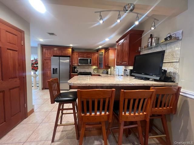 Interior, Kitchen, Recessed Lighting, Stainless Steel Appliances