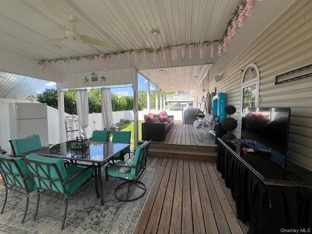 Dining room, Exterior, Interior, Wood Texture Flooring