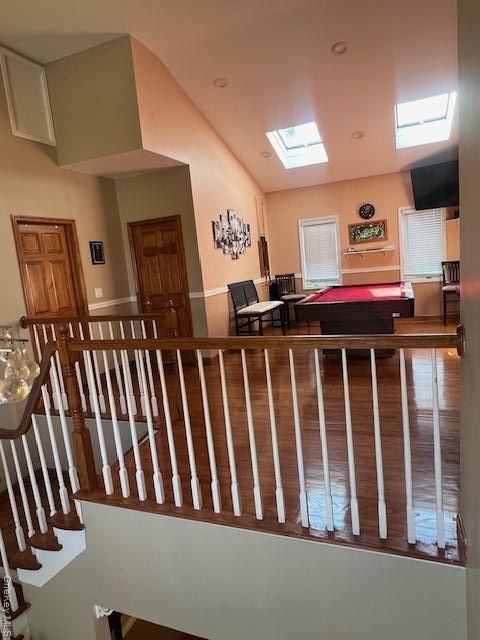 Billiard Table, Game Room, Interior, Recessed Lighting