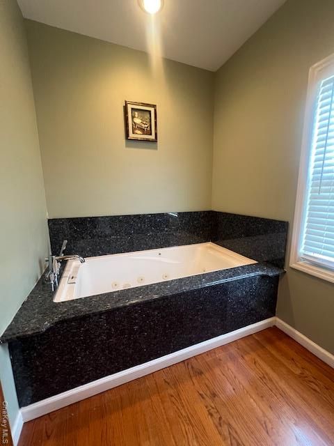 Bathroom, Interior, Wood Texture Flooring