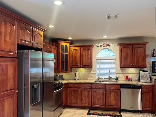 Interior, Kitchen, Recessed Lighting, Stainless Steel Appliances