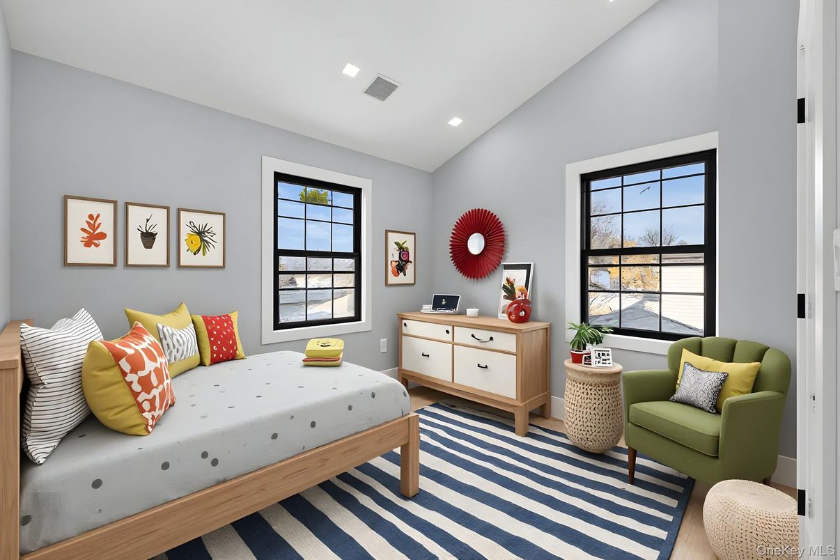 Bedroom, Interior, Recessed Lighting