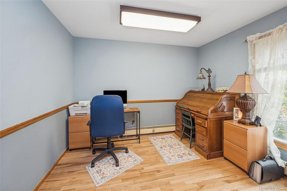 Home Office, Interior, Wood Texture Flooring