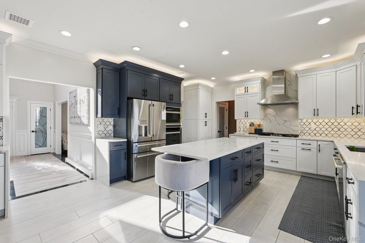 Interior, Kitchen, Recessed Lighting, Stainless Steel Appliances
