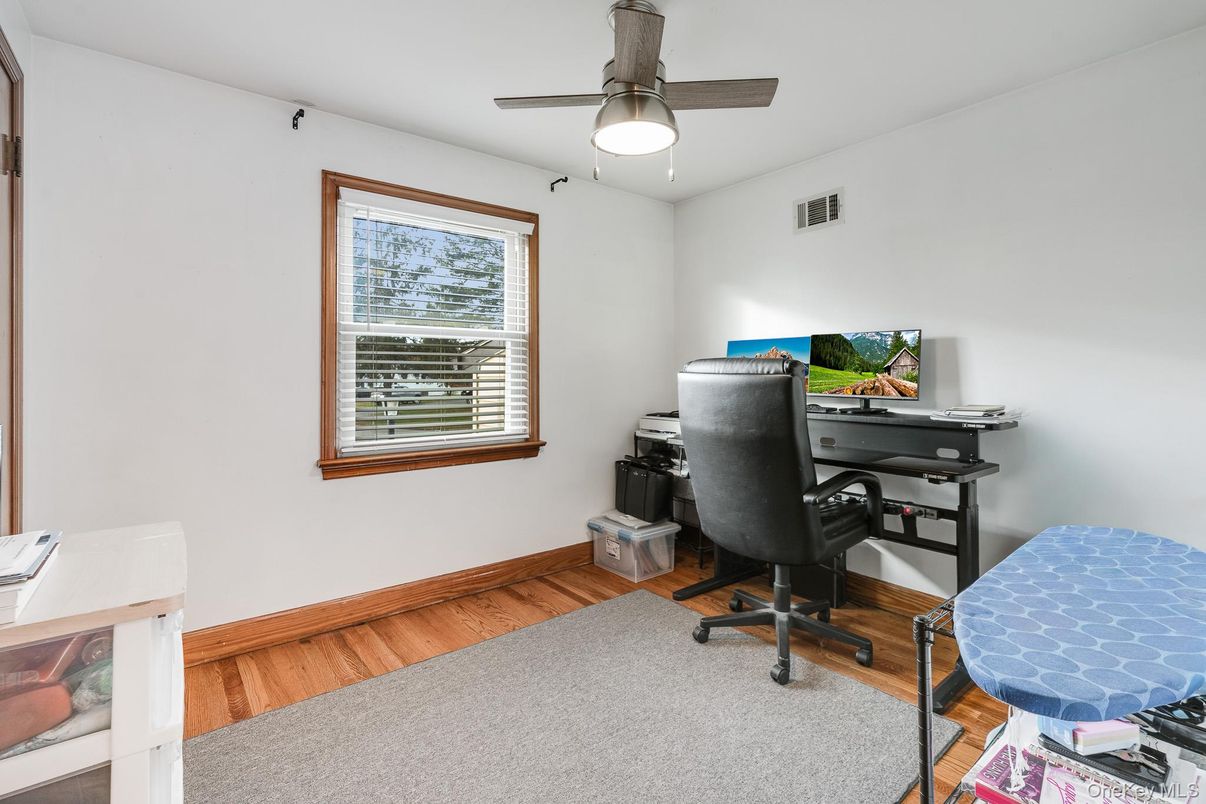 Home Office, Interior, Wood Texture Flooring