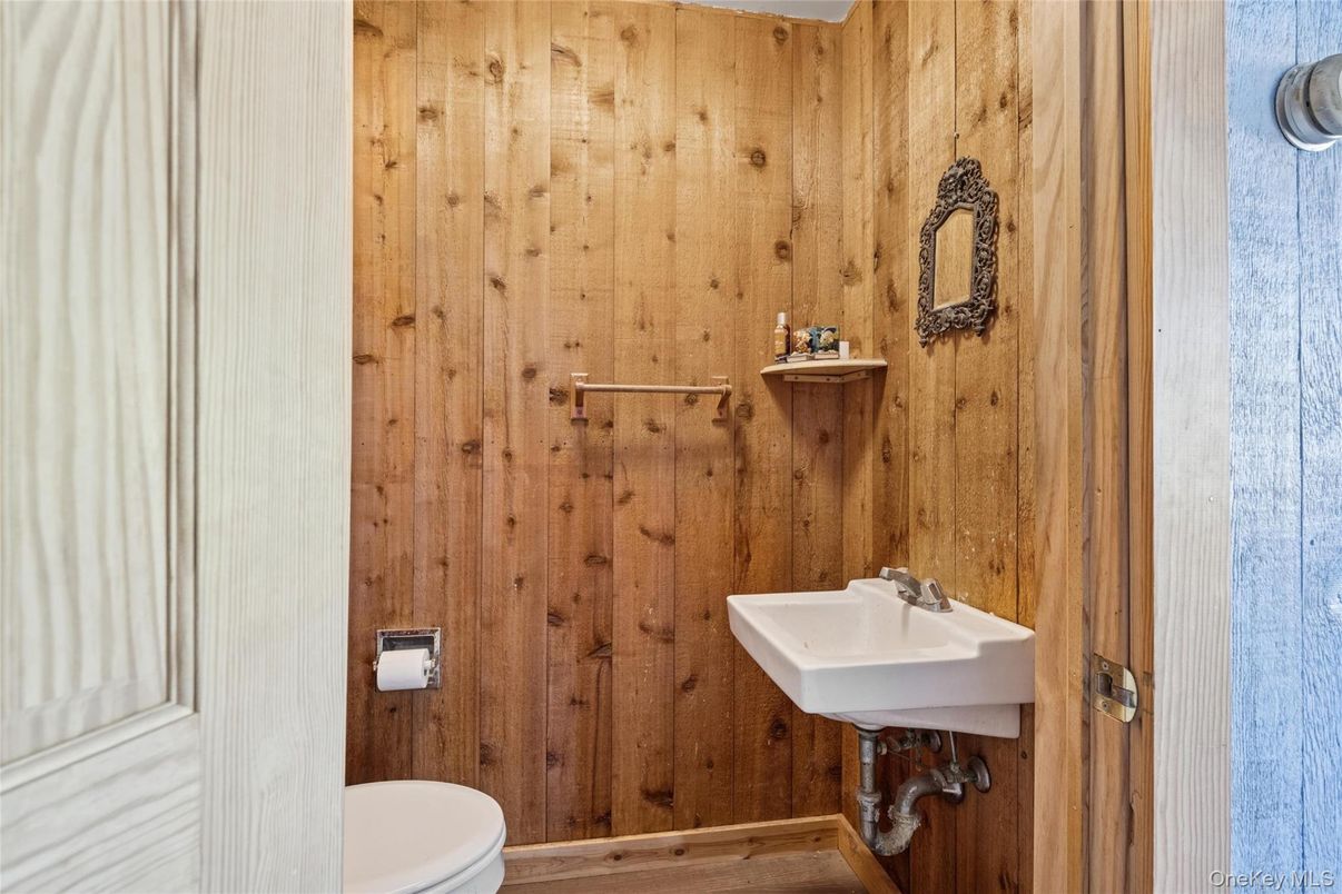Bathroom, Interior, Wooden Walls