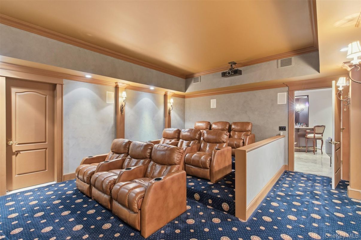 Home Theatre Room, Interior, Recessed Lighting, Theatre Room