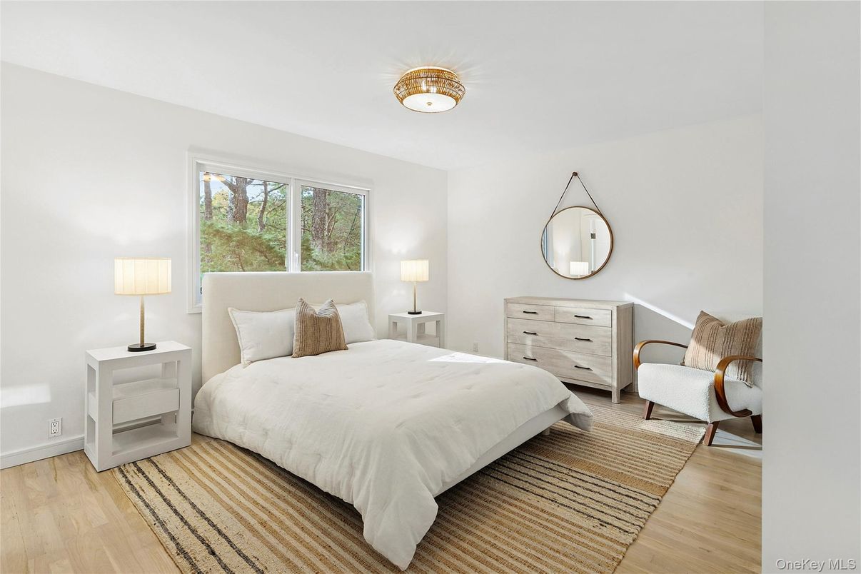 Bedroom, Interior, Wood Texture Flooring