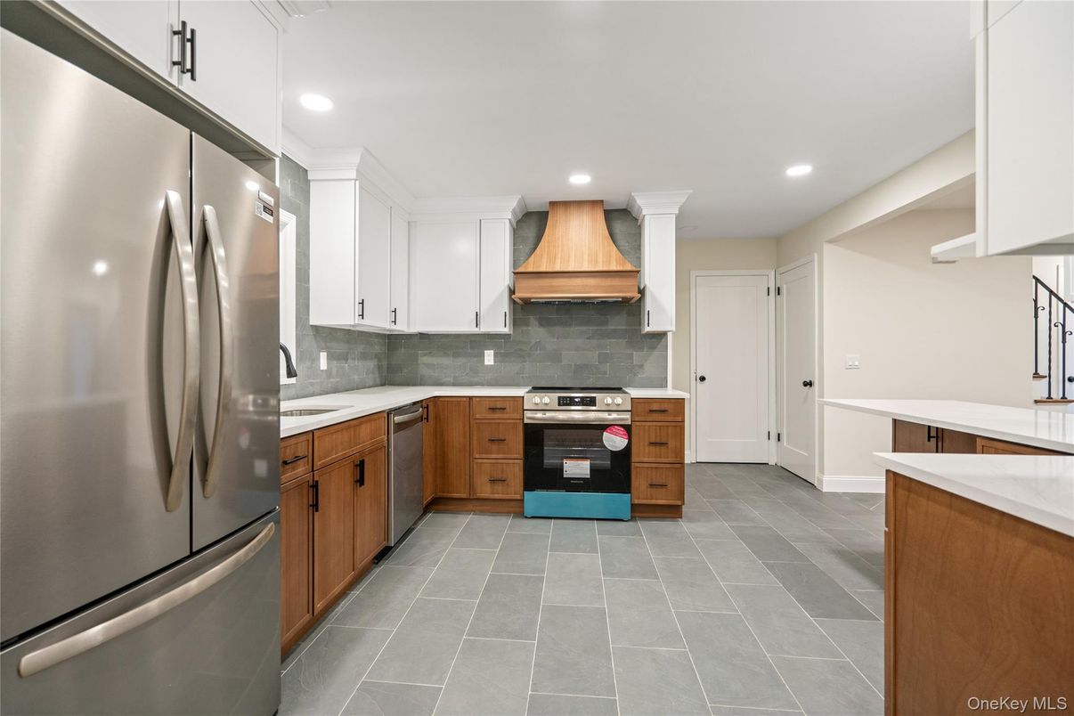 Interior, Kitchen, Recessed Lighting, Stainless Steel Appliances