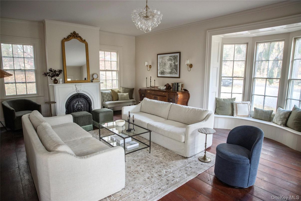Chandelier, Fireplace, Interior, Living room, Wood Texture Flooring