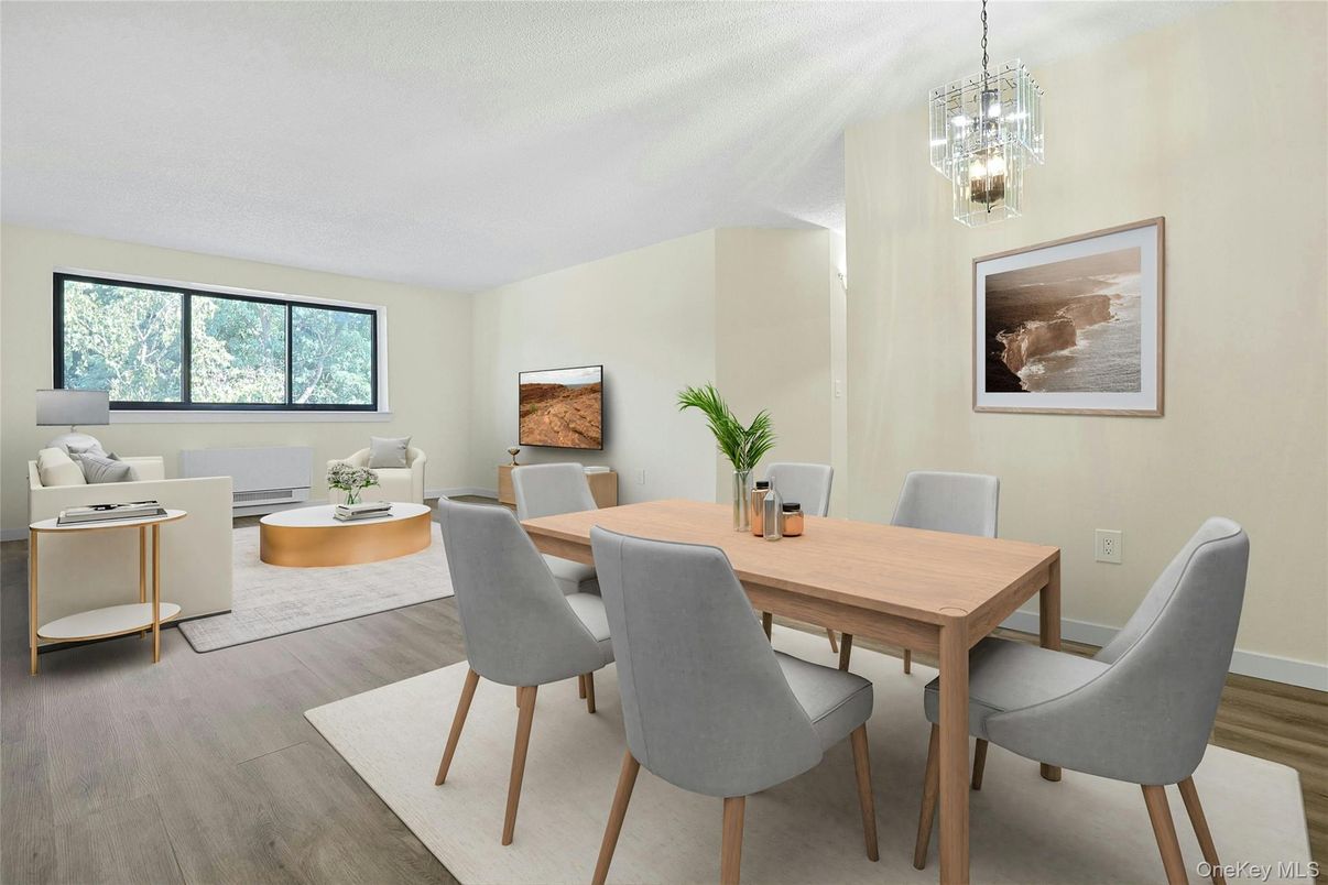 Chandelier, Dining room, Interior, Living room, Pendant Lights, Wood Texture Flooring