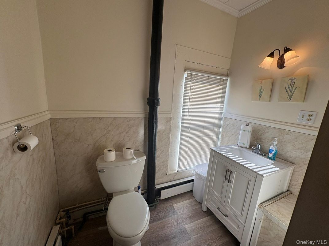 Bathroom, Interior, Wood Texture Flooring