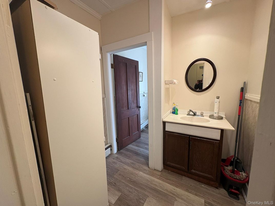 Bathroom, Interior, Wood Texture Flooring