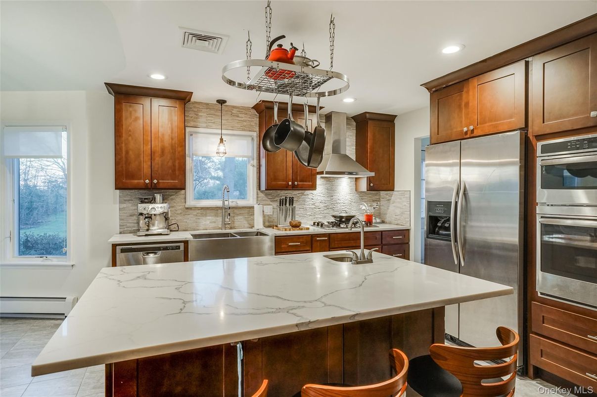 Interior, Kitchen, Recessed Lighting, Stainless Steel Appliances