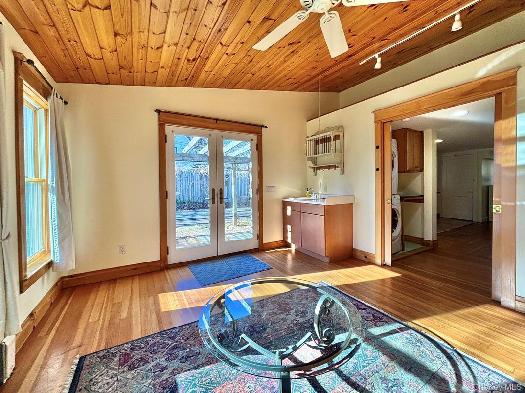 Interior, Recessed Lighting, Wooden Ceilings, Wood Texture Flooring