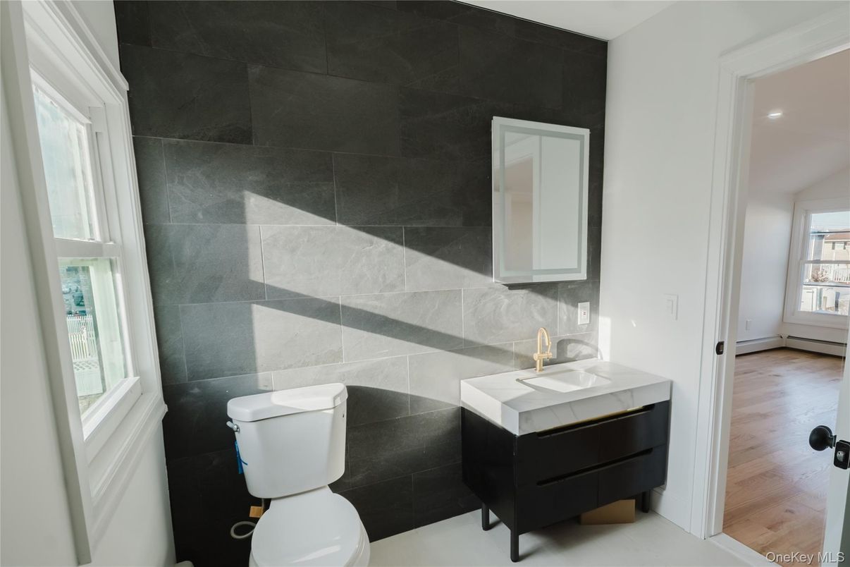Bathroom, Interior, Wood Texture Flooring