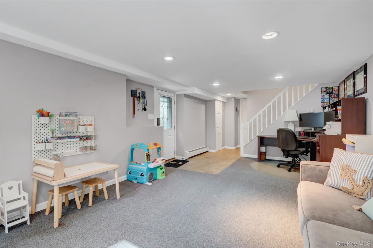 Home Office, Interior, Recessed Lighting