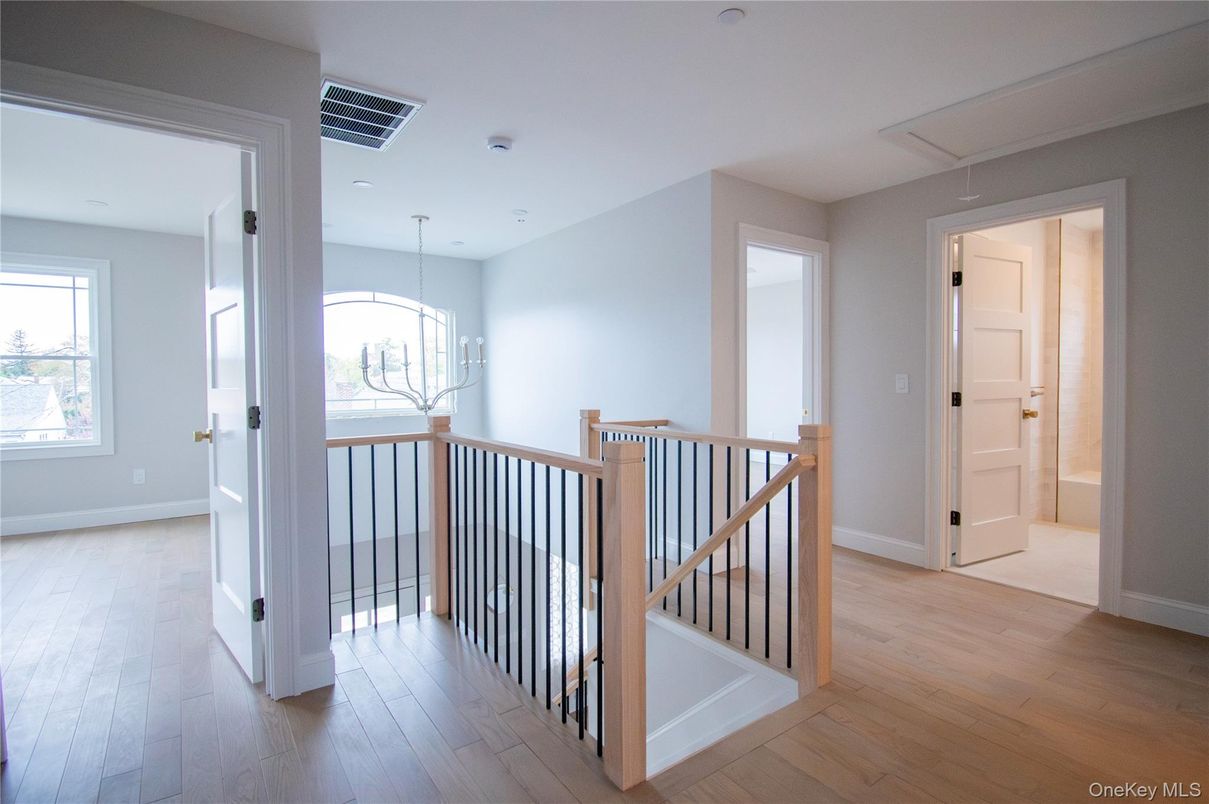 Chandelier, Interior, Recessed Lighting, Wood Texture Flooring