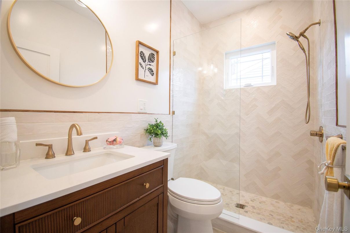Bathroom, Glass Shower, Interior