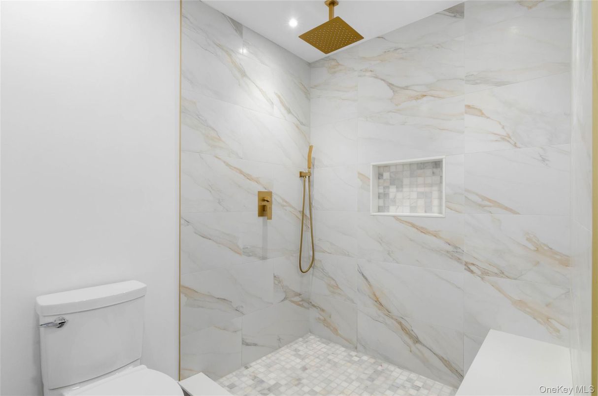 Bathroom, Interior, Marble Walls