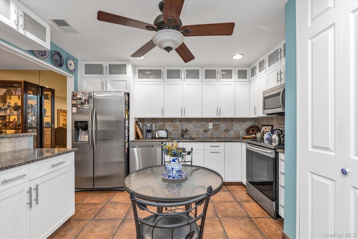 Interior, Kitchen, Recessed Lighting, Stainless Steel Appliances