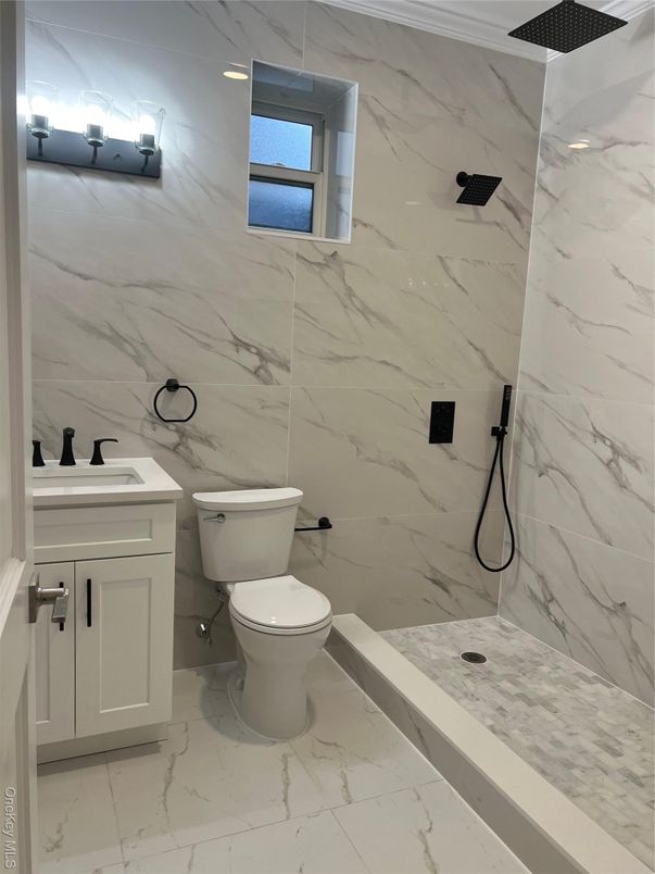 Bathroom, Interior, Marble Walls
