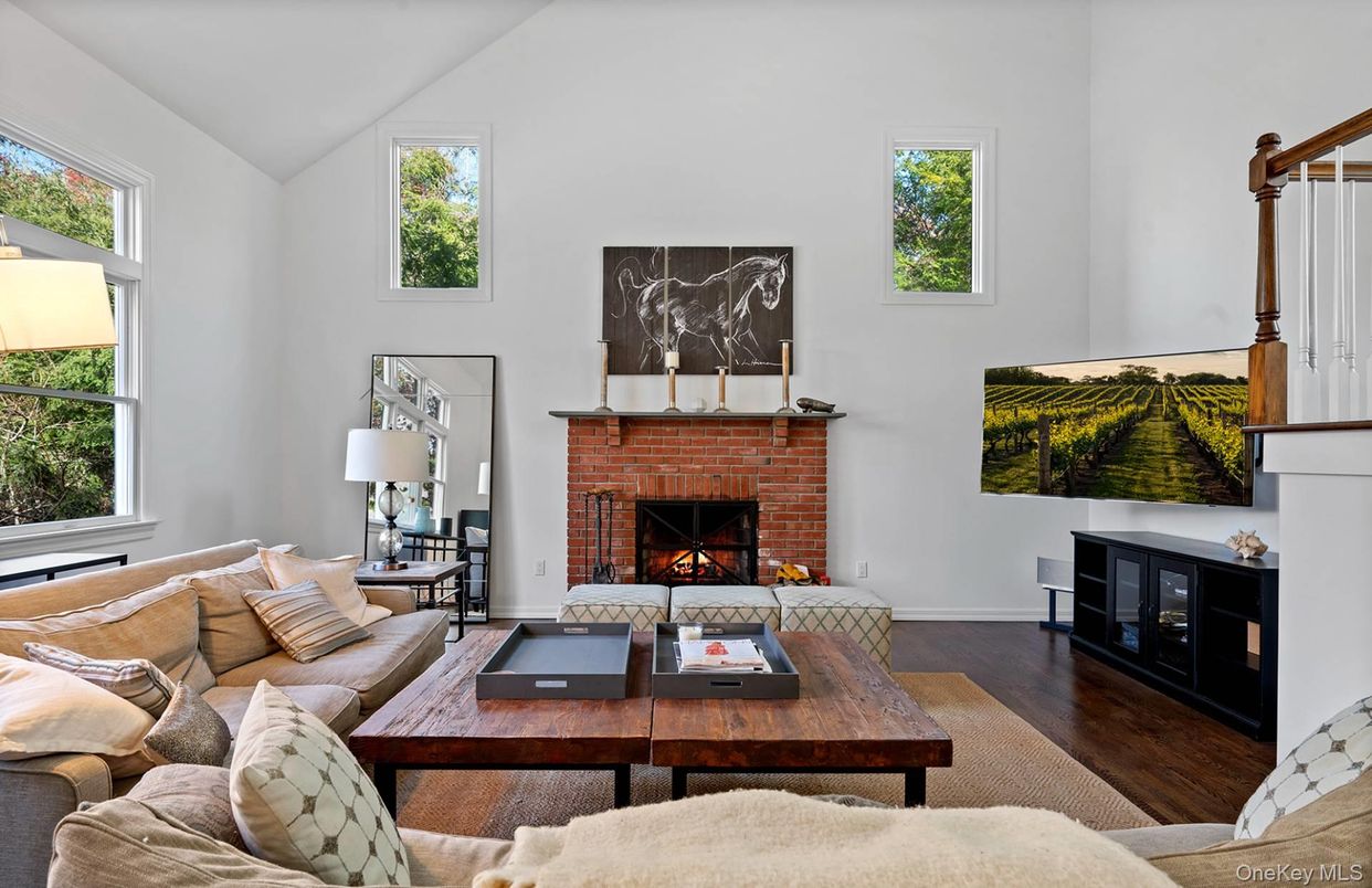 Fireplace, Interior, Living room, Wood Texture Flooring