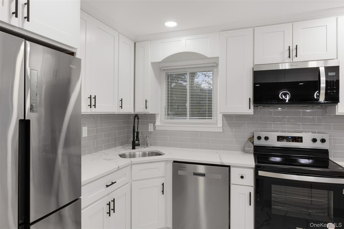 Interior, Kitchen, Recessed Lighting, Stainless Steel Appliances