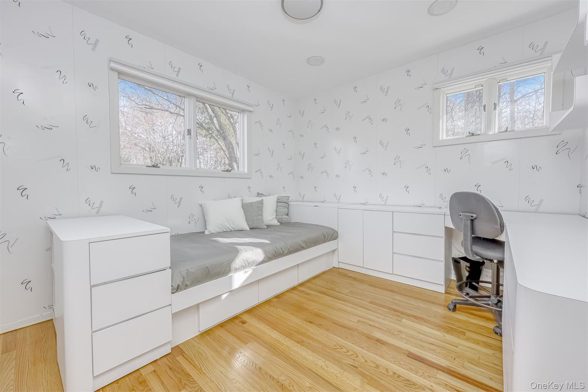 Bedroom, Home Office, Interior, Wood Texture Flooring