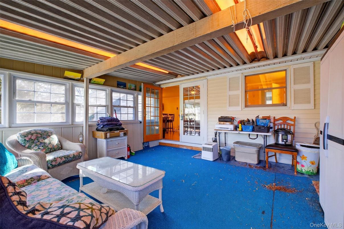 Interior, Living room, Wooden Beams