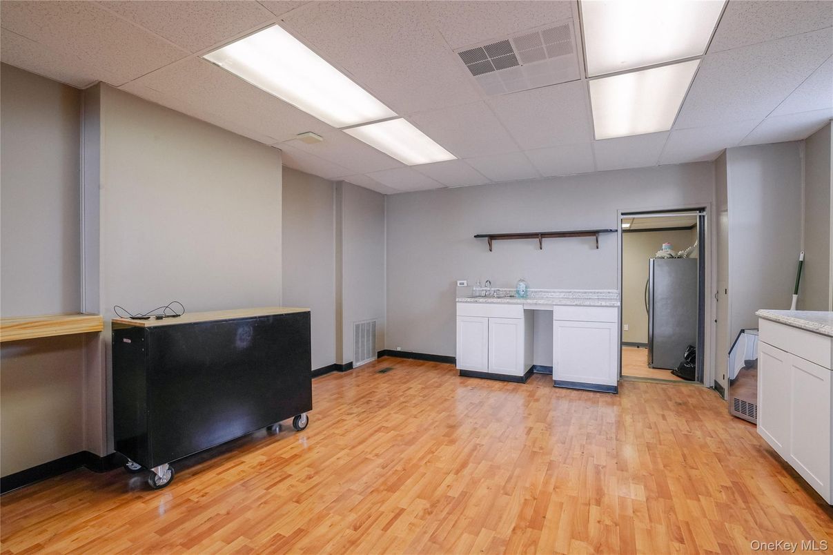 Interior, Recessed Lighting, Washer, Wood Texture Flooring