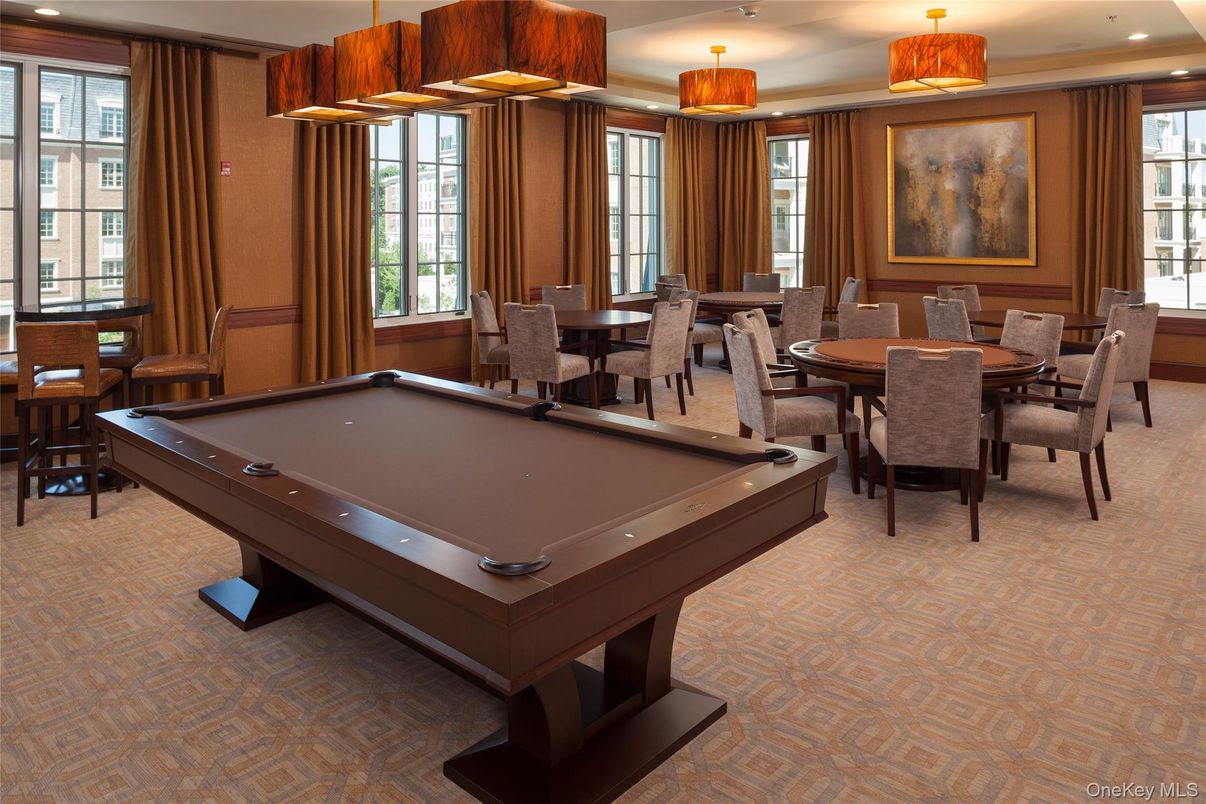 Billiard Table, Dining room, Game Room, Interior, Pendant Lights, Recessed Lighting