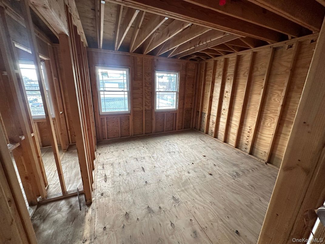 Empty room, Interior, Wooden Beams, Wooden Ceilings, Wood Texture Flooring, Wooden Walls