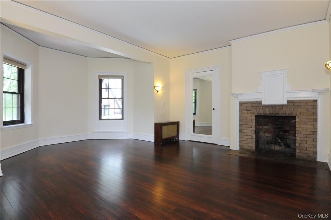 Empty room, Fireplace, Interior, Wood Texture Flooring