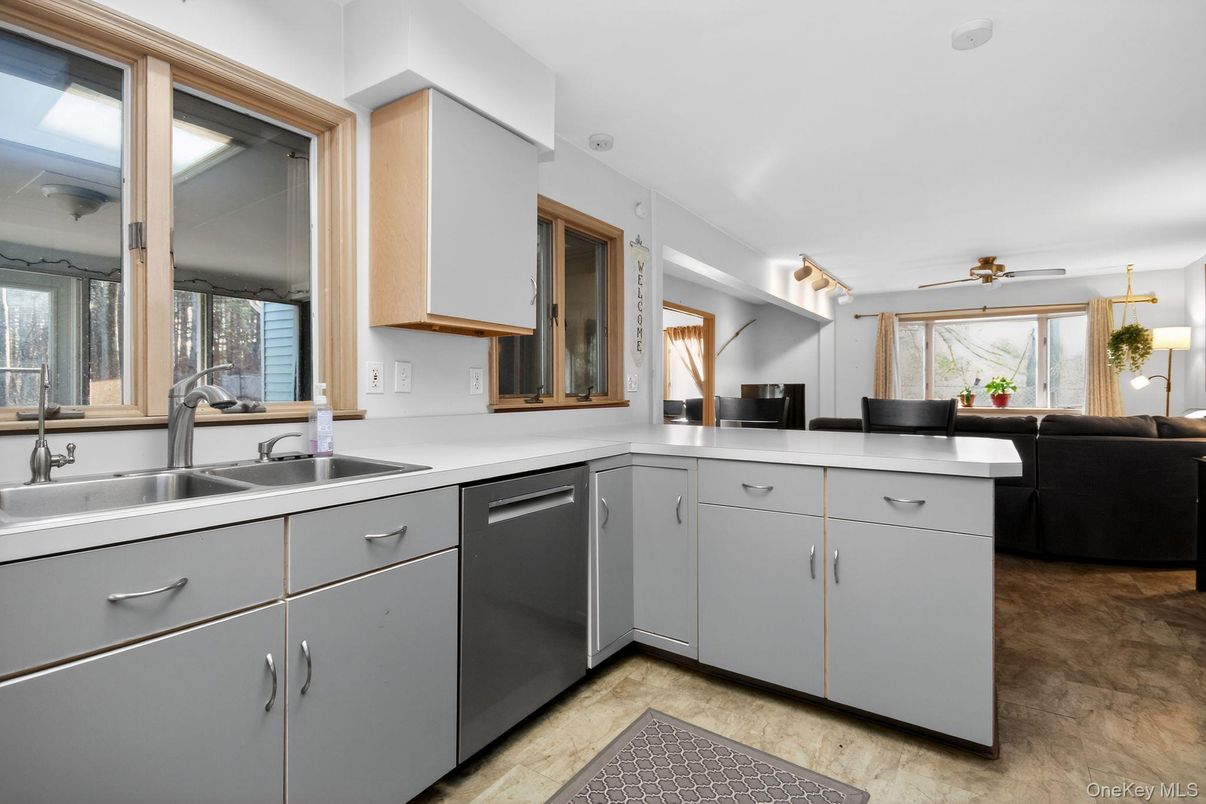 Interior, Kitchen, Living room