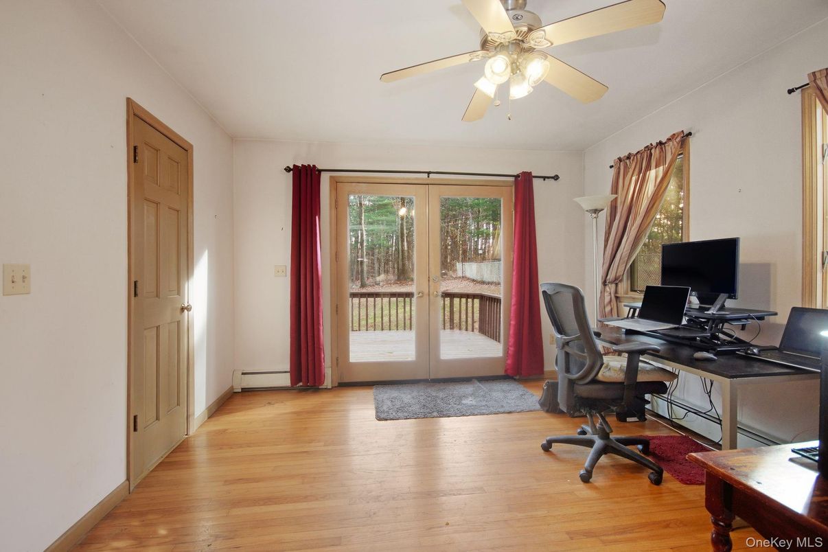 Home Office, Interior, Wood Texture Flooring
