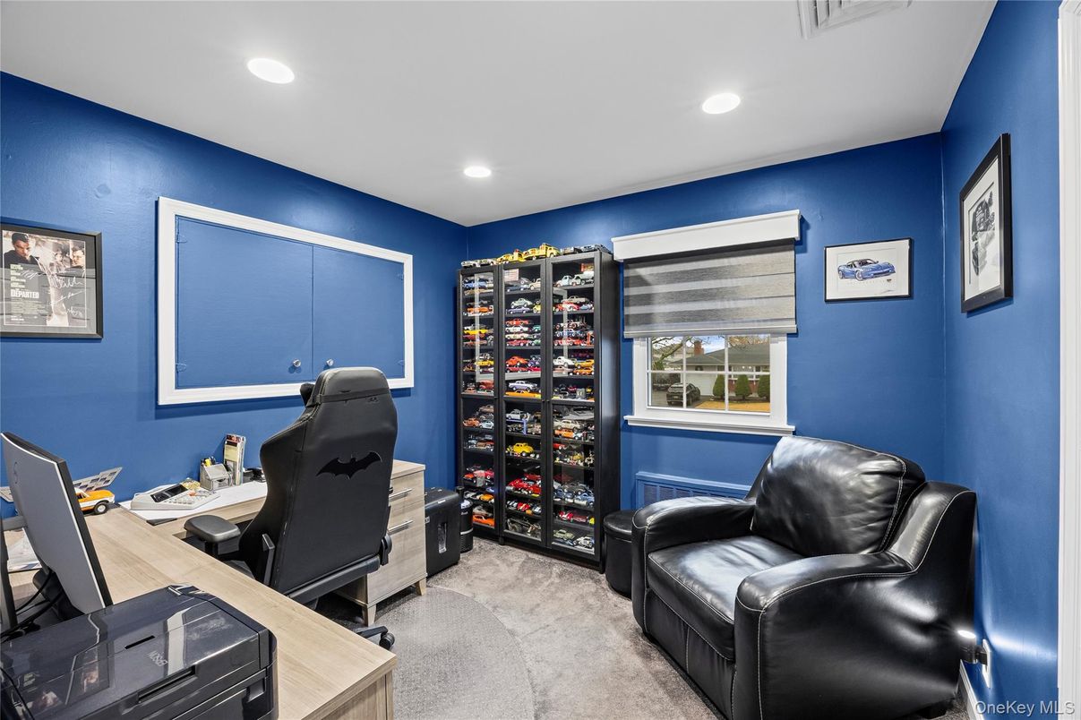 Home Office, Interior, Recessed Lighting