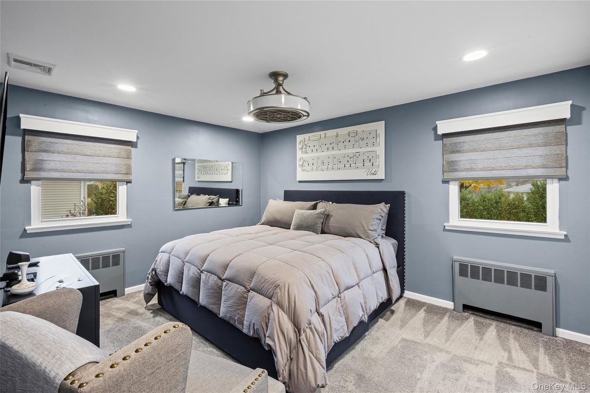 Bedroom, Interior, Recessed Lighting