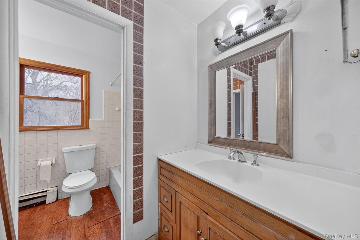 Bathroom, Interior, Wood Texture Flooring