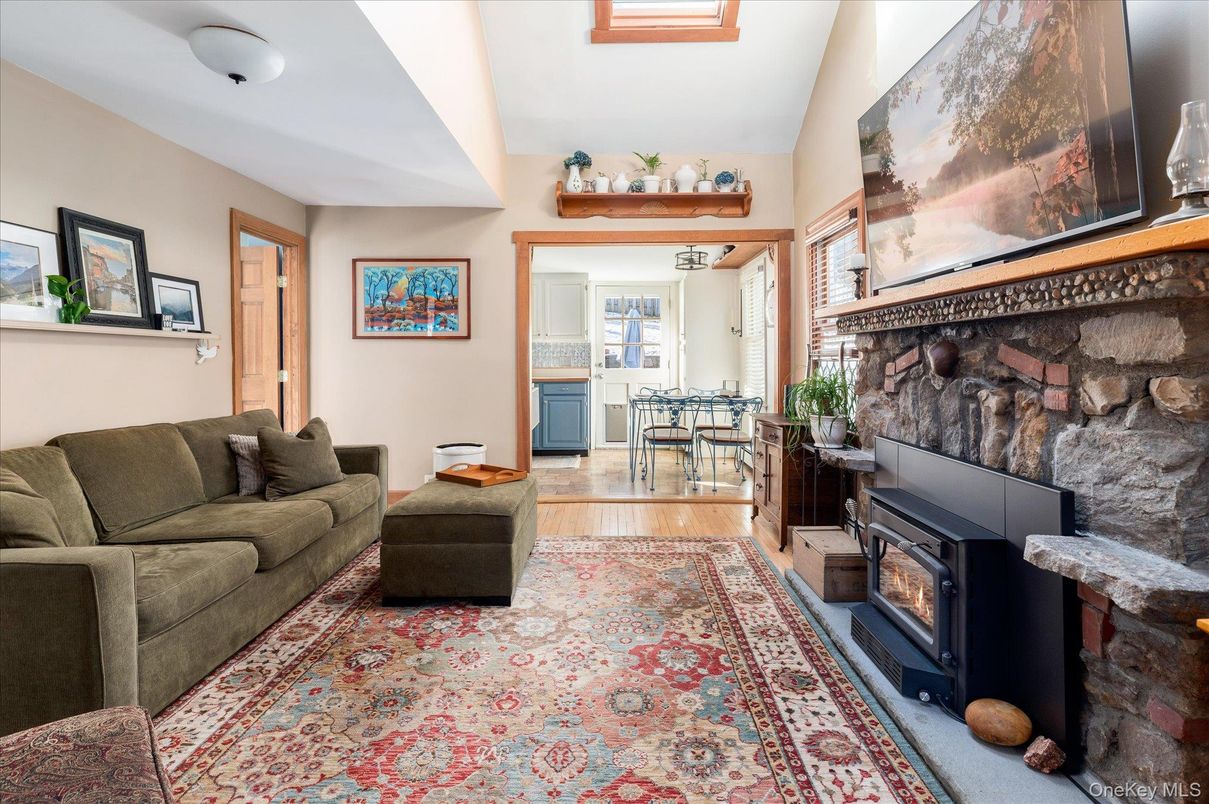 Fireplace, Interior, Living room, Piano, Wood Texture Flooring