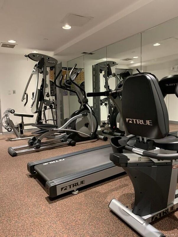 Fitness Equipment, Interior, Recessed Lighting