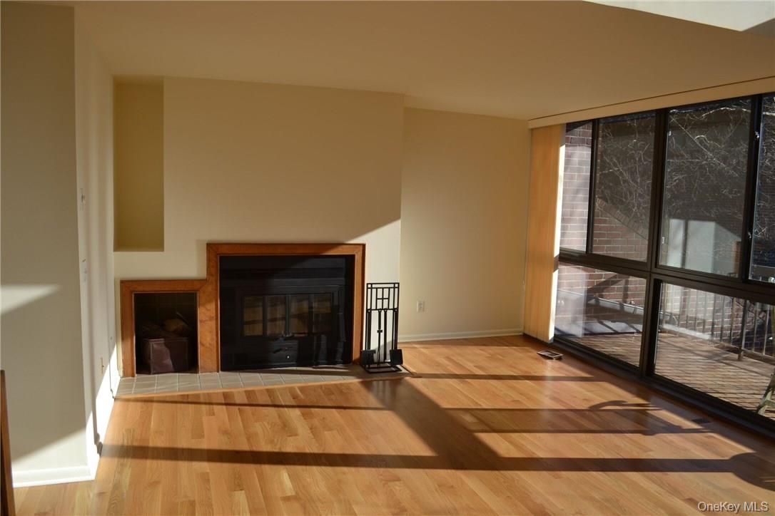 Empty room, Fireplace, Interior, Wood Texture Flooring